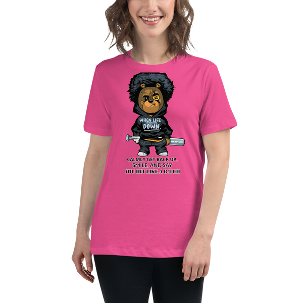 When Life Knocks You Down Women's Relaxed T-Shirt