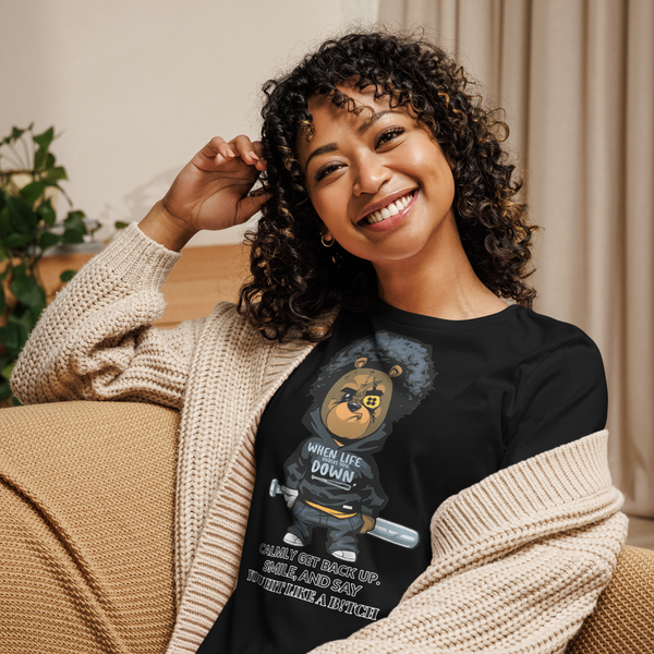 When Life Knocks You Down Women's Relaxed T-Shirt