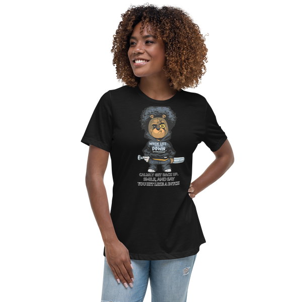 When Life Knocks You Down Women's Relaxed T-Shirt