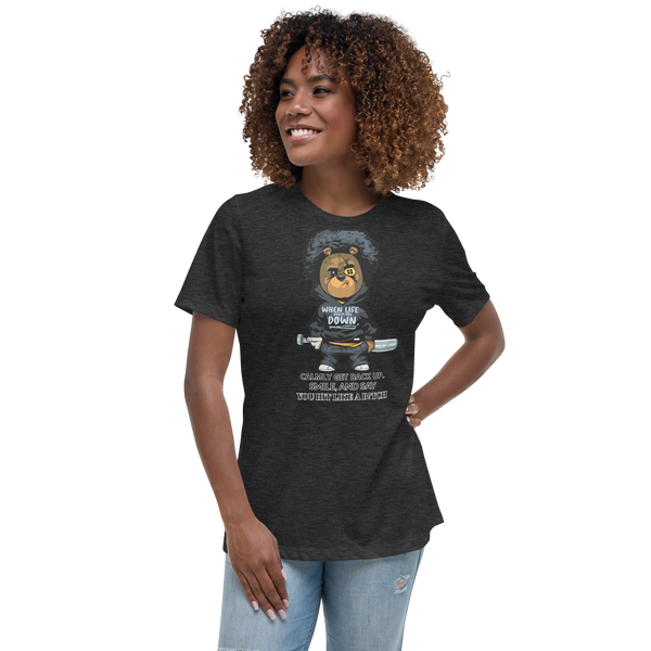 When Life Knocks You Down Women's Relaxed T-Shirt