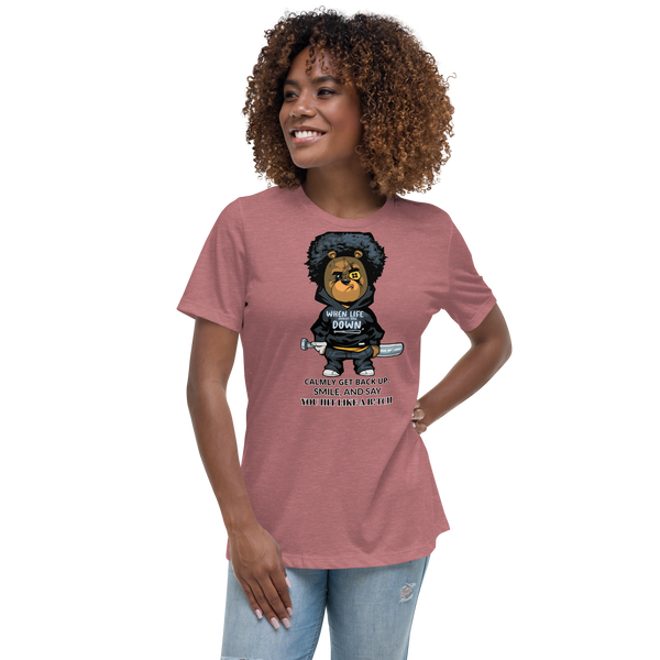 When Life Knocks You Down Women's Relaxed T-Shirt
