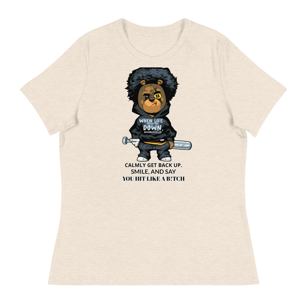 When Life Knocks You Down Women's Relaxed T-Shirt