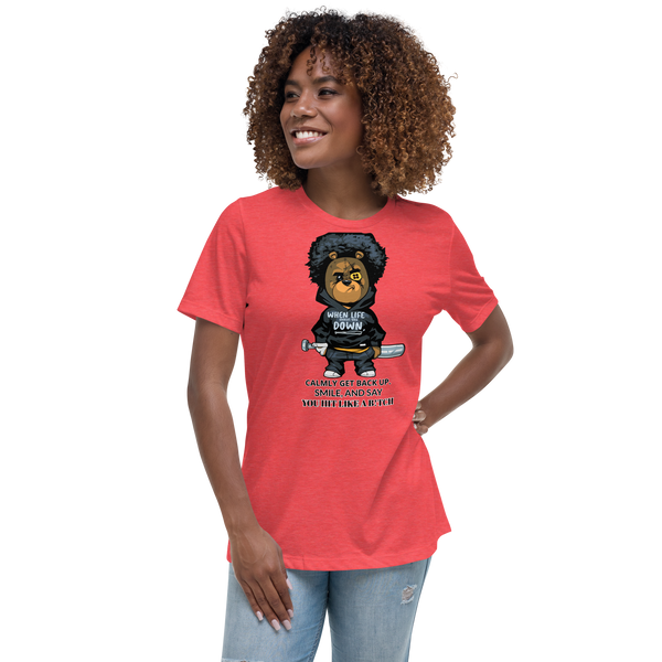 When Life Knocks You Down Women's Relaxed T-Shirt