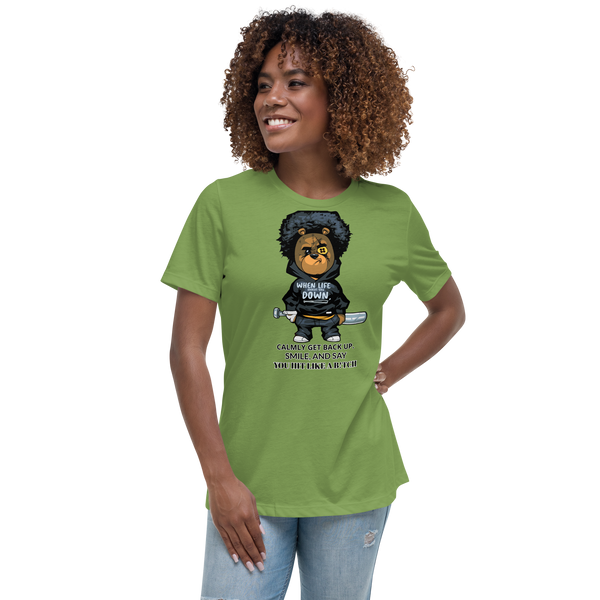 When Life Knocks You Down Women's Relaxed T-Shirt
