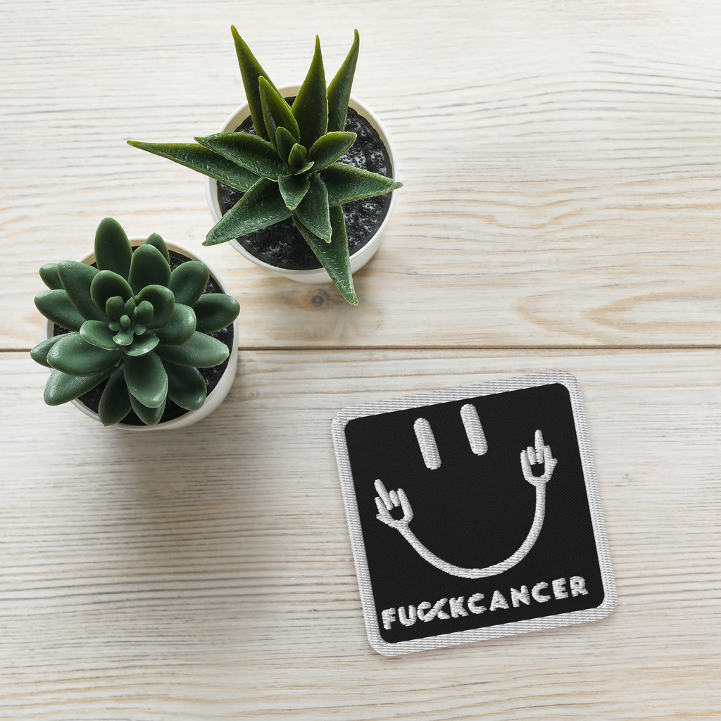 Fuck Cancer Embroidered patches