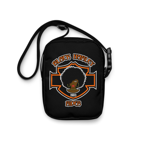 Black Harley Rider Utility Crossbody Bag