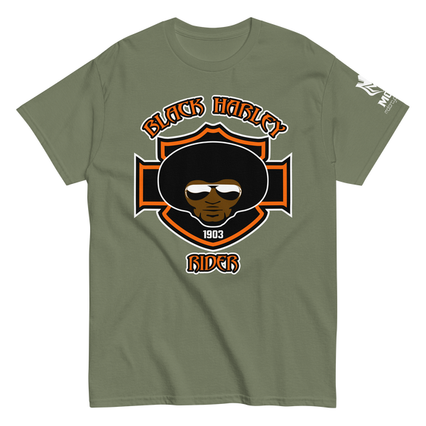 Black Harley Rider Men's Classic Tee