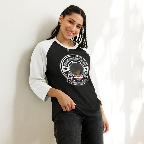 BVR24 Women's 3/4 Sleeve Raglan Shirt | Tultex 245