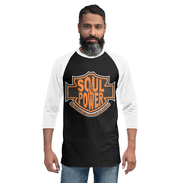 Black Harley Rider Unisex 3/4 sleeve raglan shirt