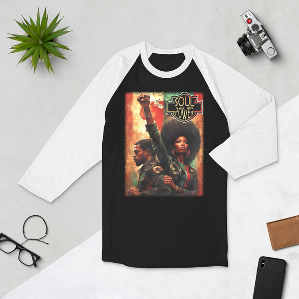 Black Harley Rider Unisex 3/4 sleeve raglan shirt