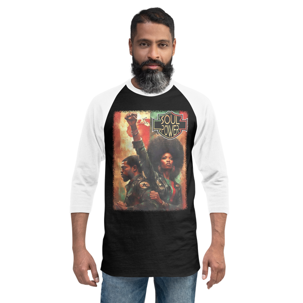 Black Harley Rider Unisex 3/4 sleeve raglan shirt