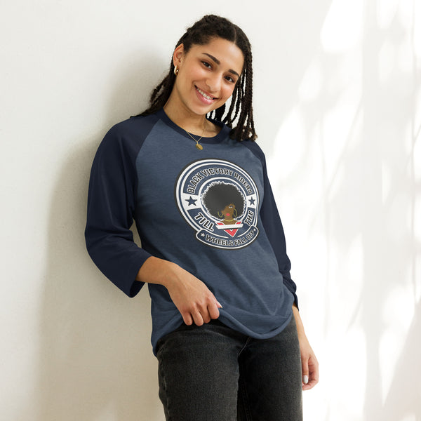 BVR24 Women's 3/4 Sleeve Raglan Shirt | Tultex 245