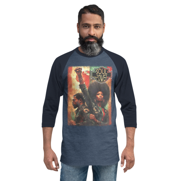 Black Harley Rider Unisex 3/4 sleeve raglan shirt