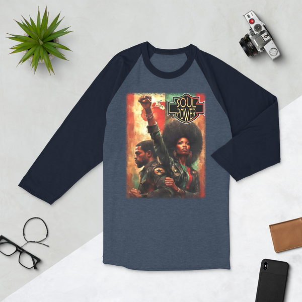 Black Harley Rider Unisex 3/4 sleeve raglan shirt