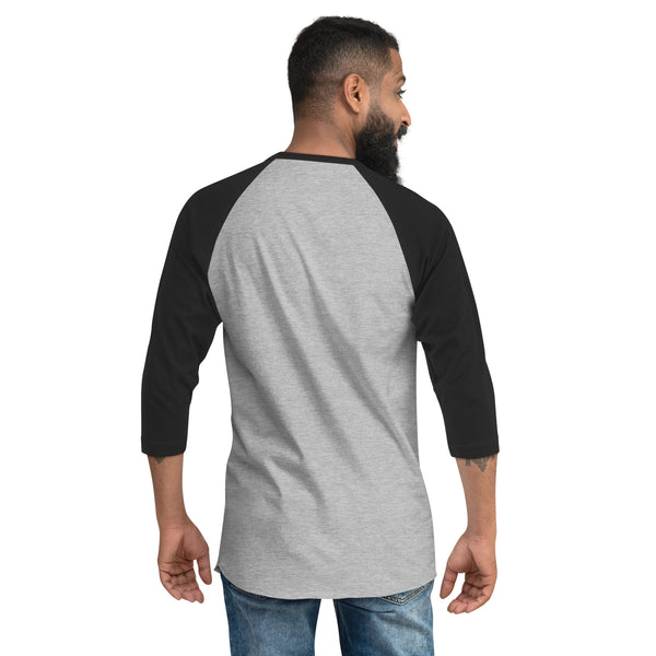 Black Harley Rider Unisex 3/4 sleeve raglan shirt