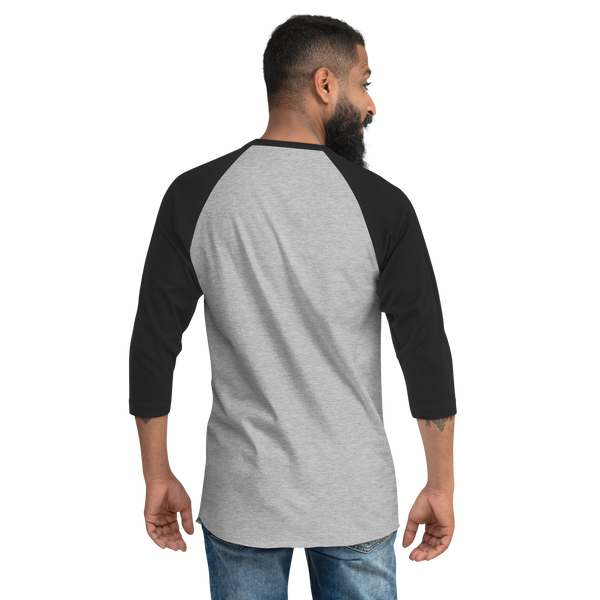 Black Harley Rider Unisex 3/4 sleeve raglan shirt