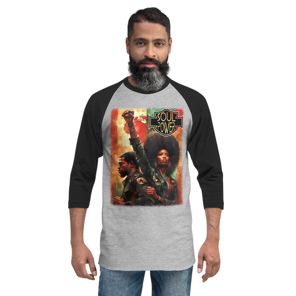 Black Harley Rider Unisex 3/4 sleeve raglan shirt