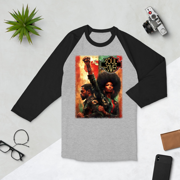 Black Harley Rider Unisex 3/4 sleeve raglan shirt