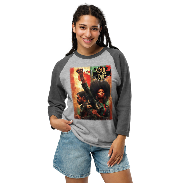 Black Harley Rider Unisex 3/4 sleeve raglan shirt