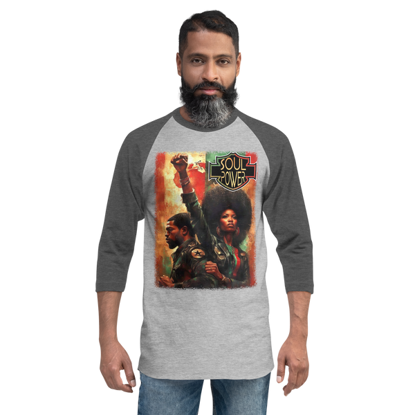 Black Harley Rider Unisex 3/4 sleeve raglan shirt