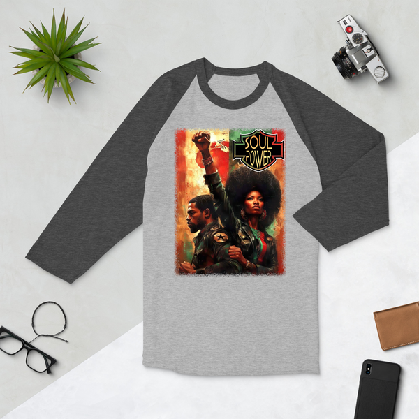 Black Harley Rider Unisex 3/4 sleeve raglan shirt