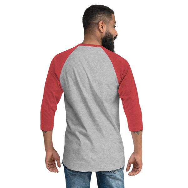 Black Harley Rider Unisex 3/4 sleeve raglan shirt