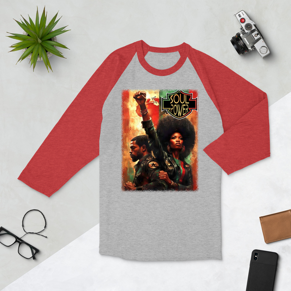 Black Harley Rider Unisex 3/4 sleeve raglan shirt