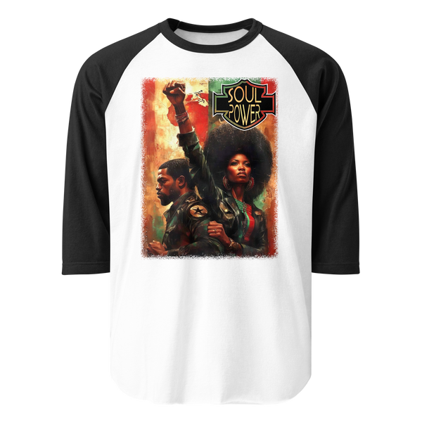 Black Harley Rider Unisex 3/4 sleeve raglan shirt