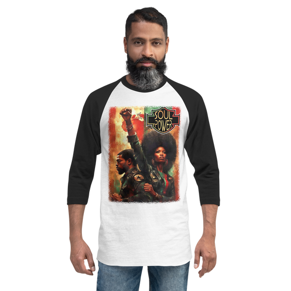 Black Harley Rider Unisex 3/4 sleeve raglan shirt