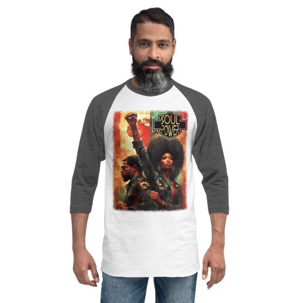Black Harley Rider Unisex 3/4 sleeve raglan shirt