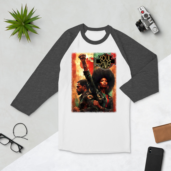 Black Harley Rider Unisex 3/4 sleeve raglan shirt