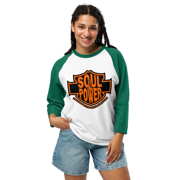 Black Harley Rider Unisex 3/4 sleeve raglan shirt