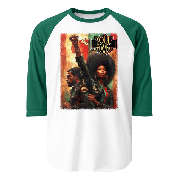 Black Harley Rider Unisex 3/4 sleeve raglan shirt