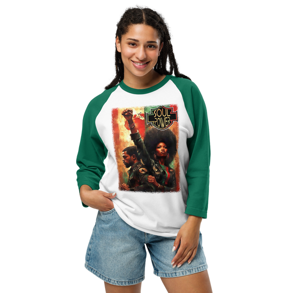 Black Harley Rider Unisex 3/4 sleeve raglan shirt