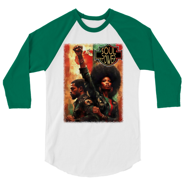 Black Harley Rider Unisex 3/4 sleeve raglan shirt
