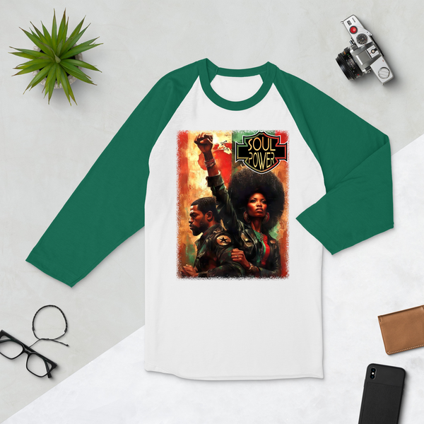 Black Harley Rider Unisex 3/4 sleeve raglan shirt