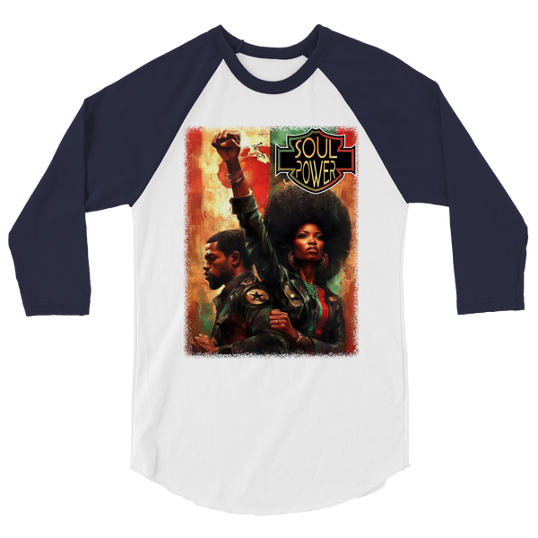 Black Harley Rider Unisex 3/4 sleeve raglan shirt