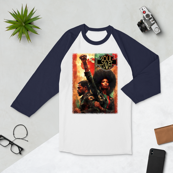 Black Harley Rider Unisex 3/4 sleeve raglan shirt