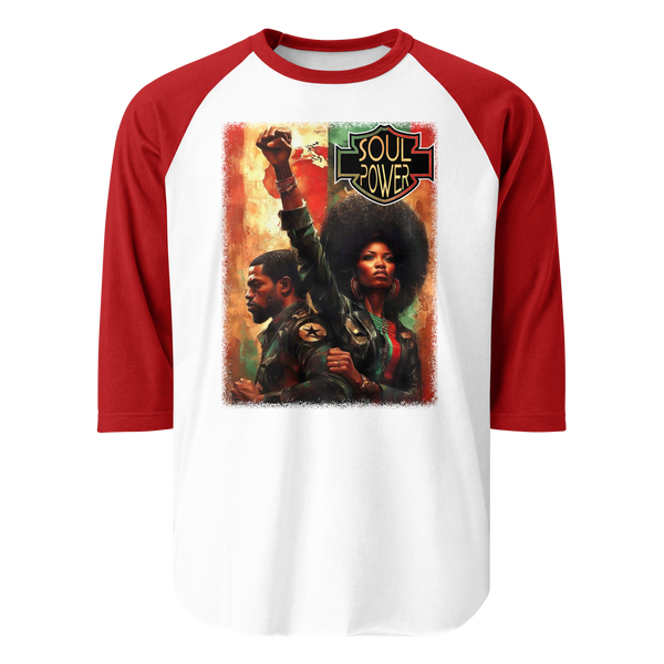 Black Harley Rider Unisex 3/4 sleeve raglan shirt