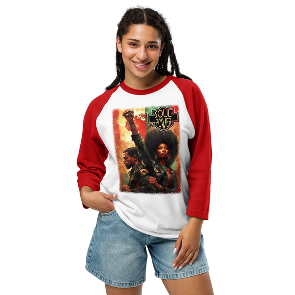 Black Harley Rider Unisex 3/4 sleeve raglan shirt