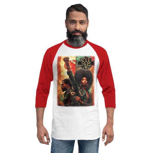 Black Harley Rider Unisex 3/4 sleeve raglan shirt