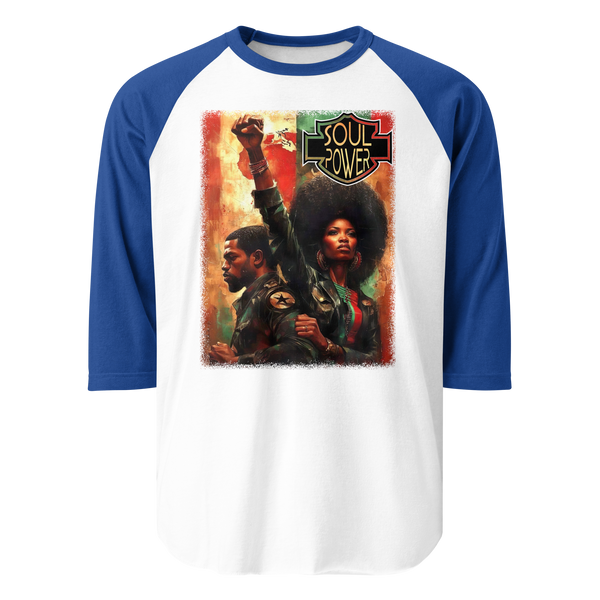 Black Harley Rider Unisex 3/4 sleeve raglan shirt