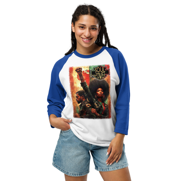 Black Harley Rider Unisex 3/4 sleeve raglan shirt
