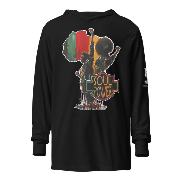 Black Harley Rider Unisex Hooded long-sleeve tee