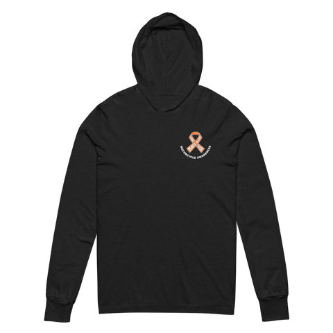 Motorcycle Awareness Hooded Long Sleeve Tee