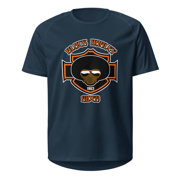 Black Harley Rider Unisex Sports Jersey