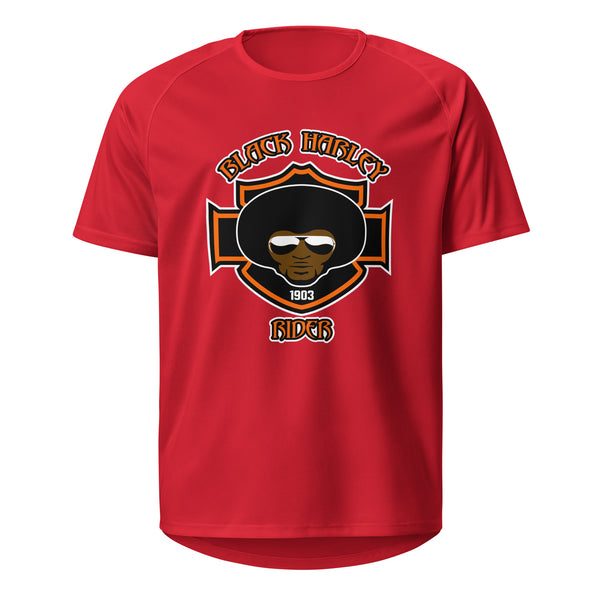 Black Harley Rider Unisex Sports Jersey