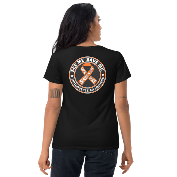 Motorcycle Awareness Women's Short Sleeve T-Shirt