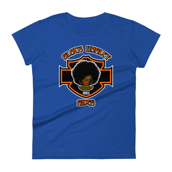 Black Harley Rider Women's Fashion Fit T-Shirt