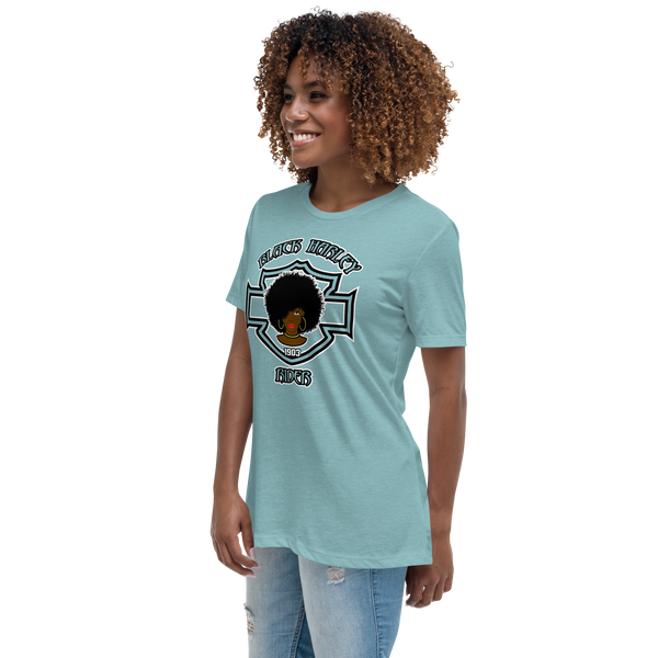 Black Harley Rider Women's Relaxed T-Shirt